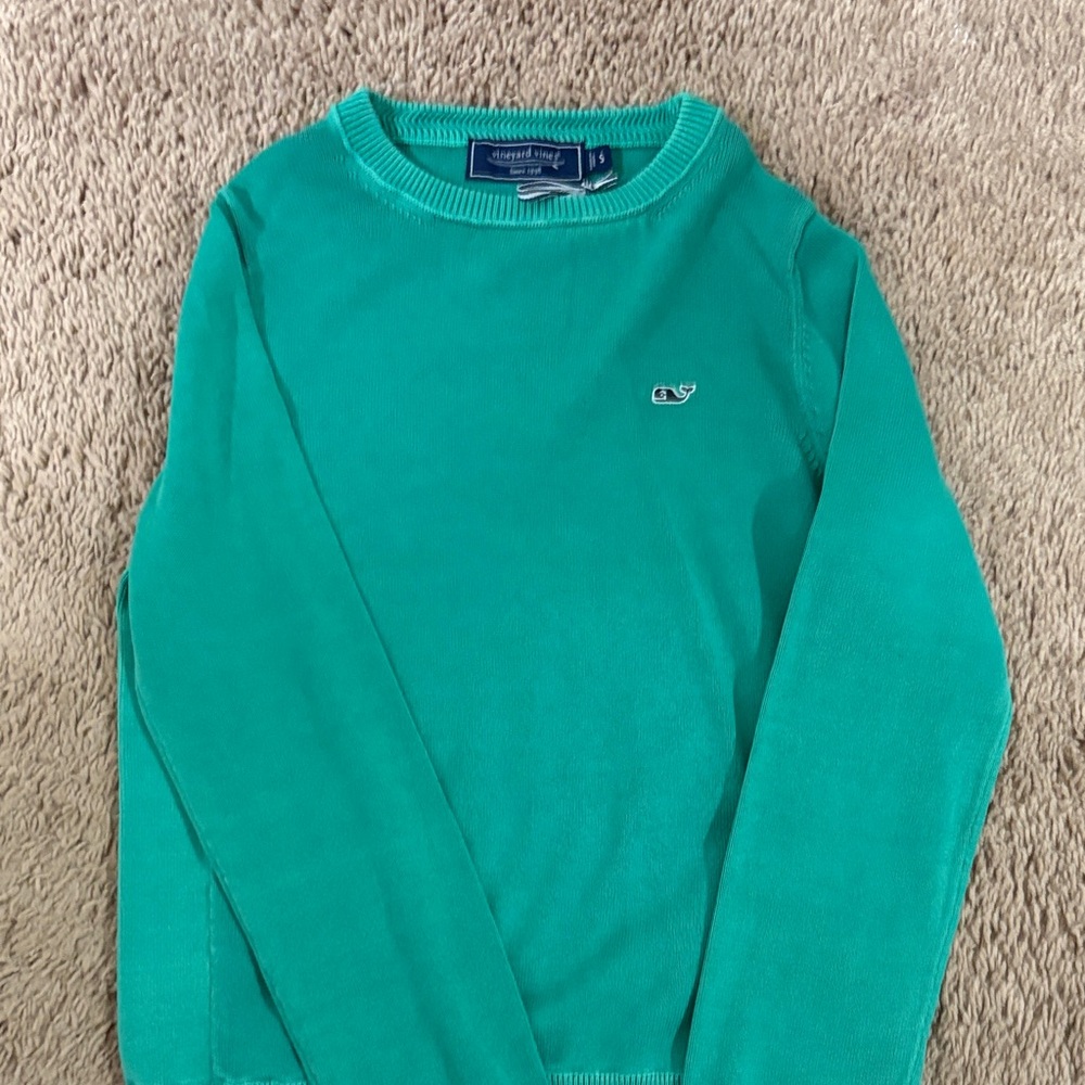 Vineyard Vines Teal Crewneck Sweater